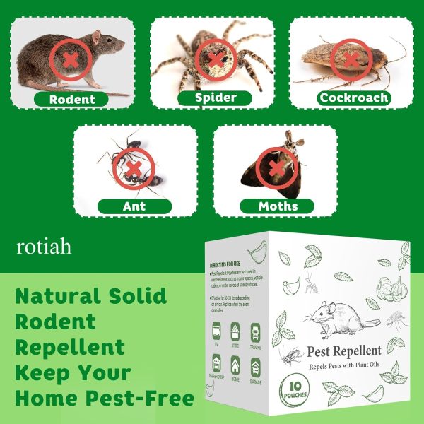 Peppermint Oil Rodent Repellent Pouches
